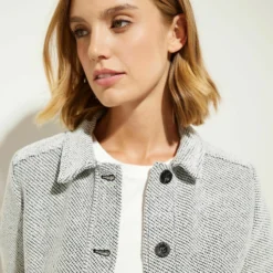 STREET ONE Bouclé Mit Knopfleiste - Lichte Jas - Schwarz 10 STREET ONE Bouclé Mit Knopfleiste - Lichte Jas - Schwarz -Aanbiedingen Mode Toon Winkel a37522ced20146dba1944c1b48f9b3bd