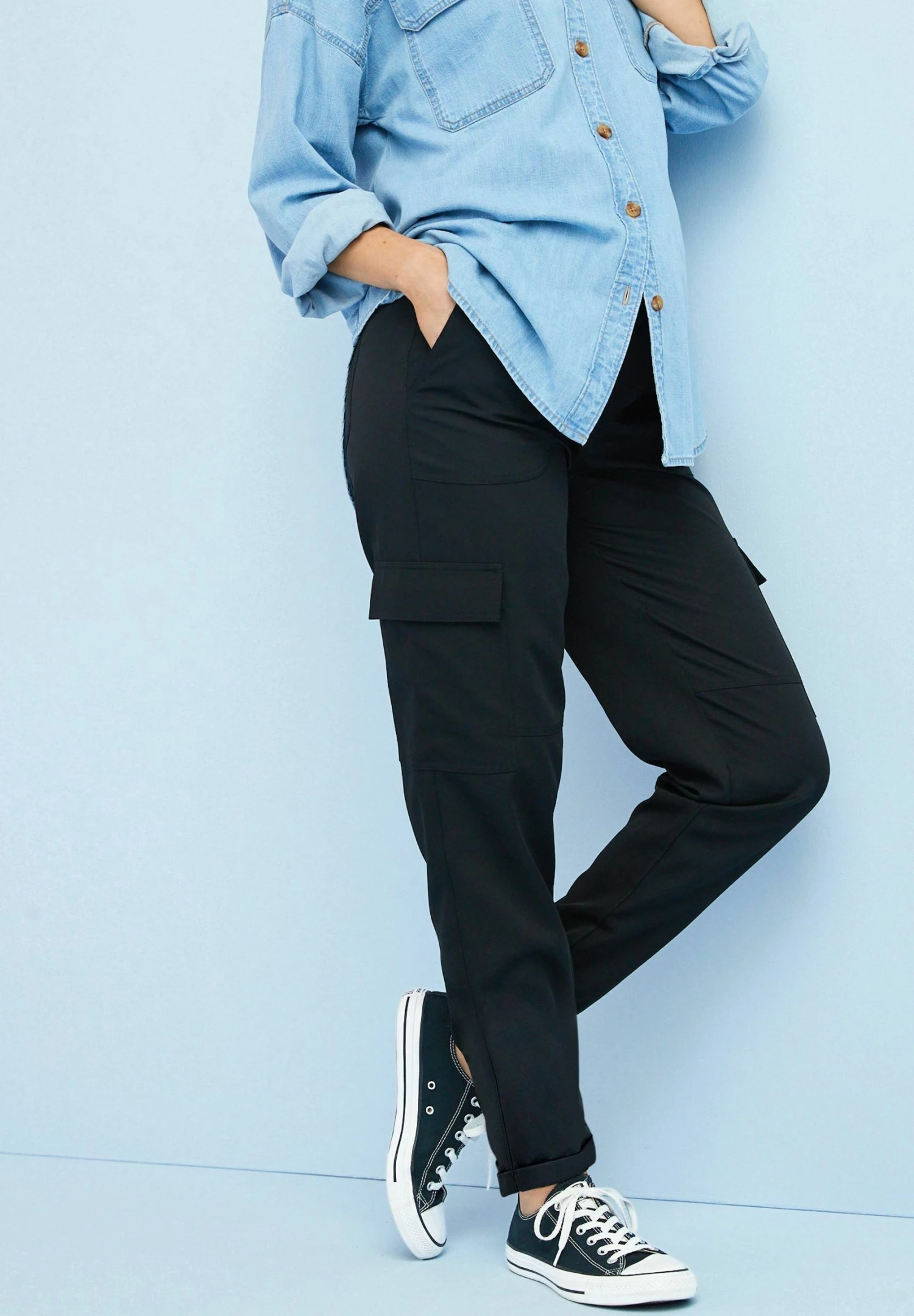 Next Cargobroek - Black 2 Next Cargobroek - Black - Afbeelding 2