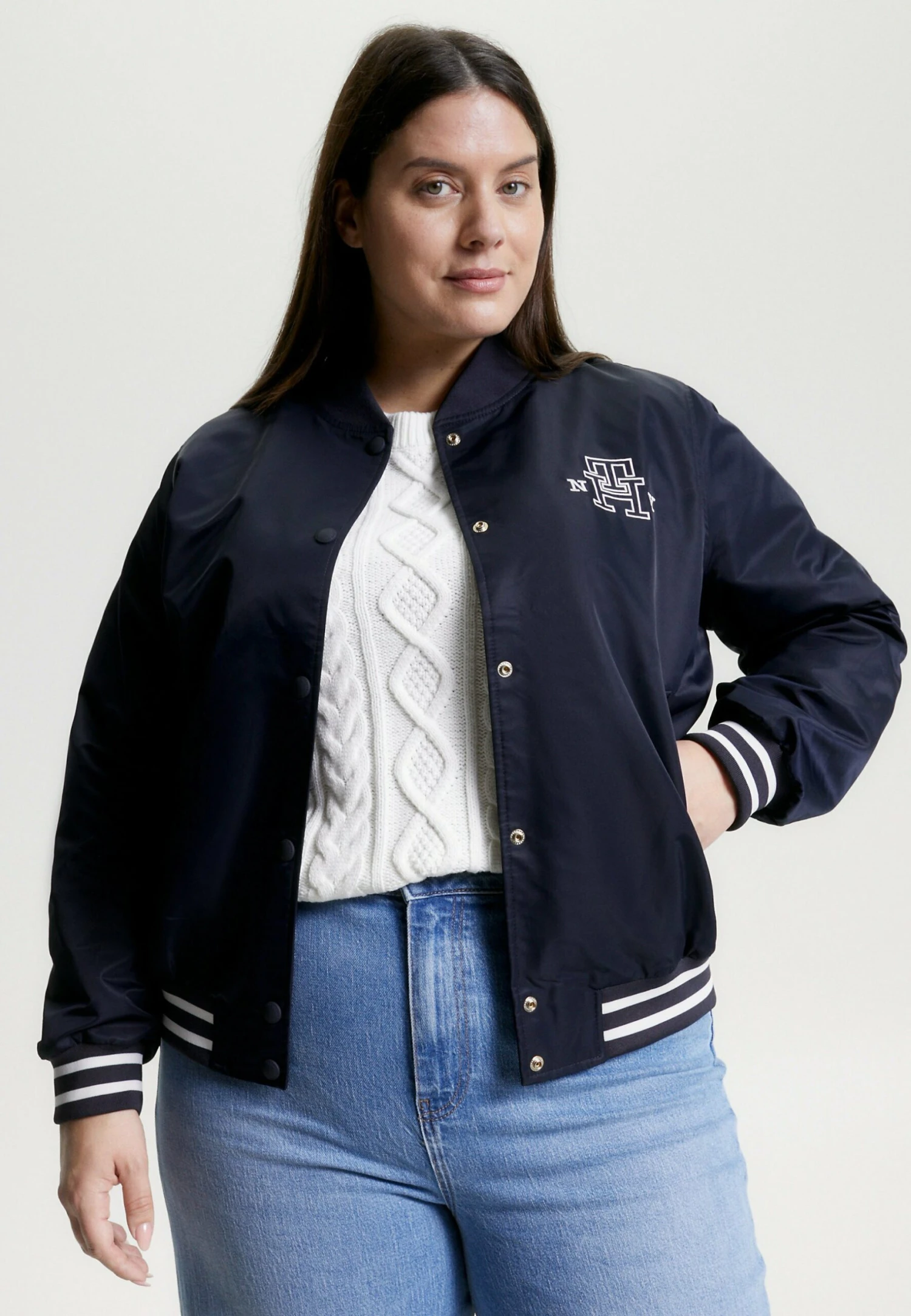 Varsity Logo - Bomberjacks - Desert Sky 1 Varsity Logo - Bomberjacks - Desert Sky