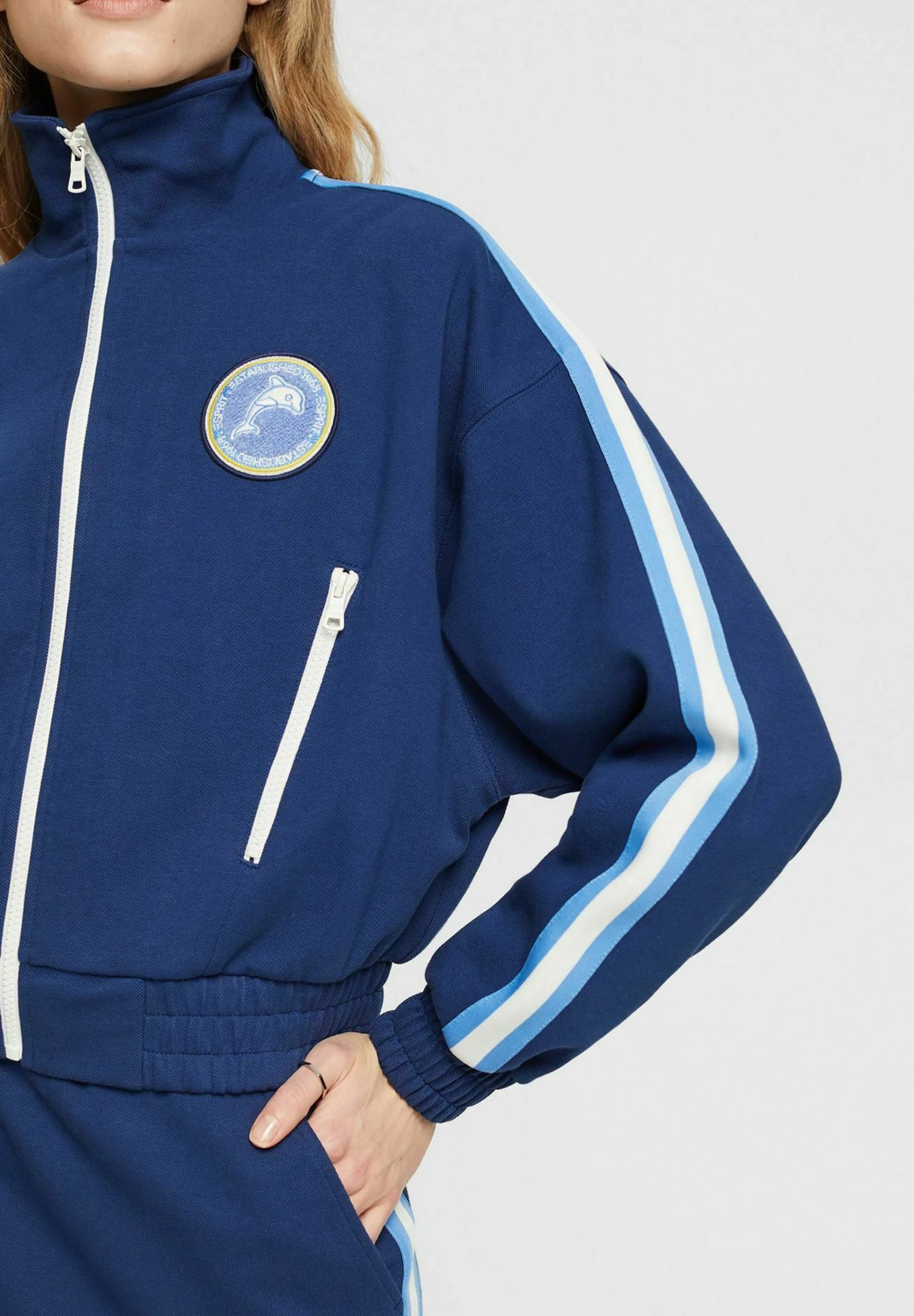 ESPRIT Cropped- Trainingsvest - Ink 4 ESPRIT Cropped- Trainingsvest - Ink - Afbeelding 4