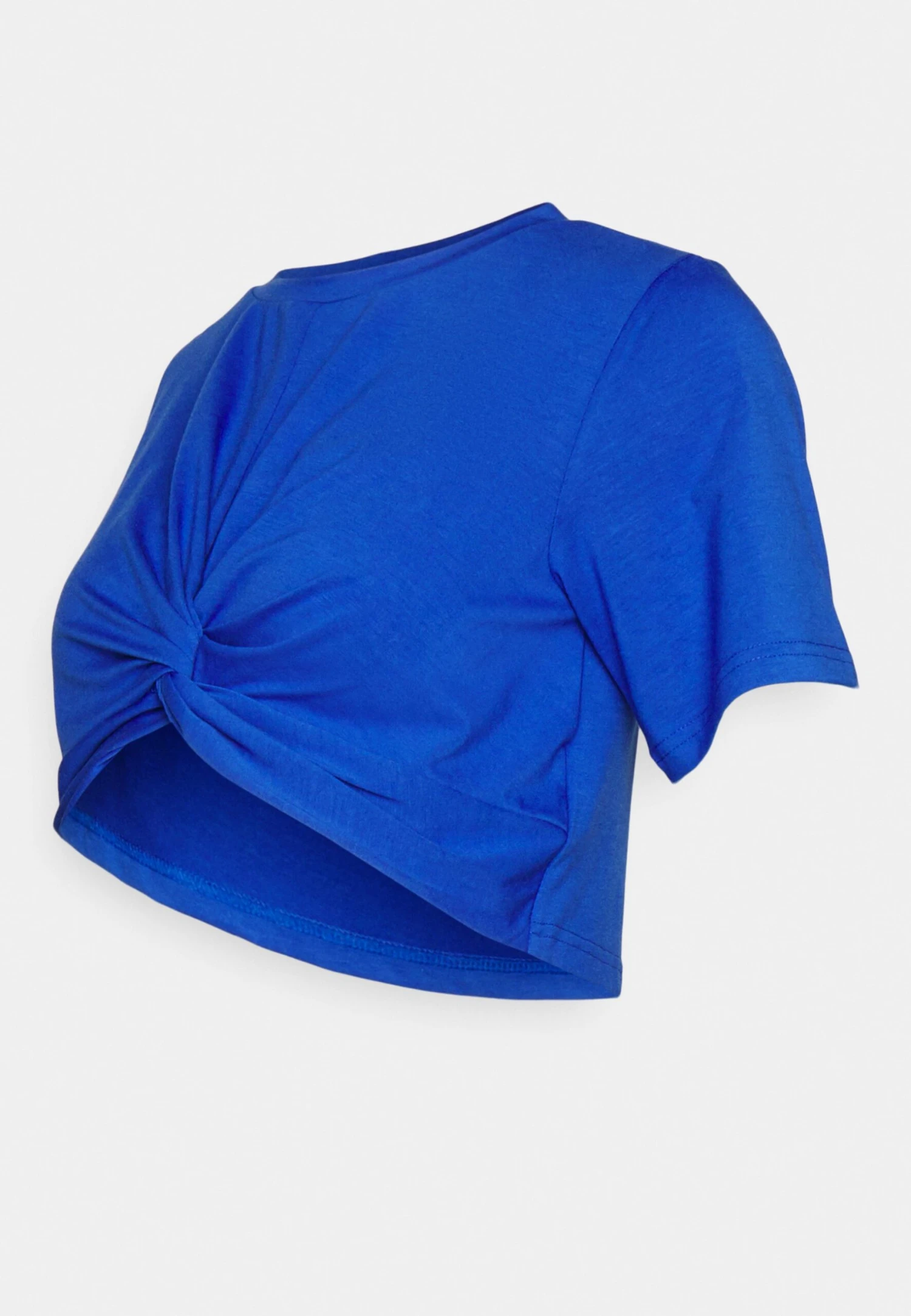 Mamalicious Mlmacy Cropped- T-Shirt Basic - Beaucoup Blue 5 Mamalicious Mlmacy Cropped- T-Shirt Basic - Beaucoup Blue - Afbeelding 5