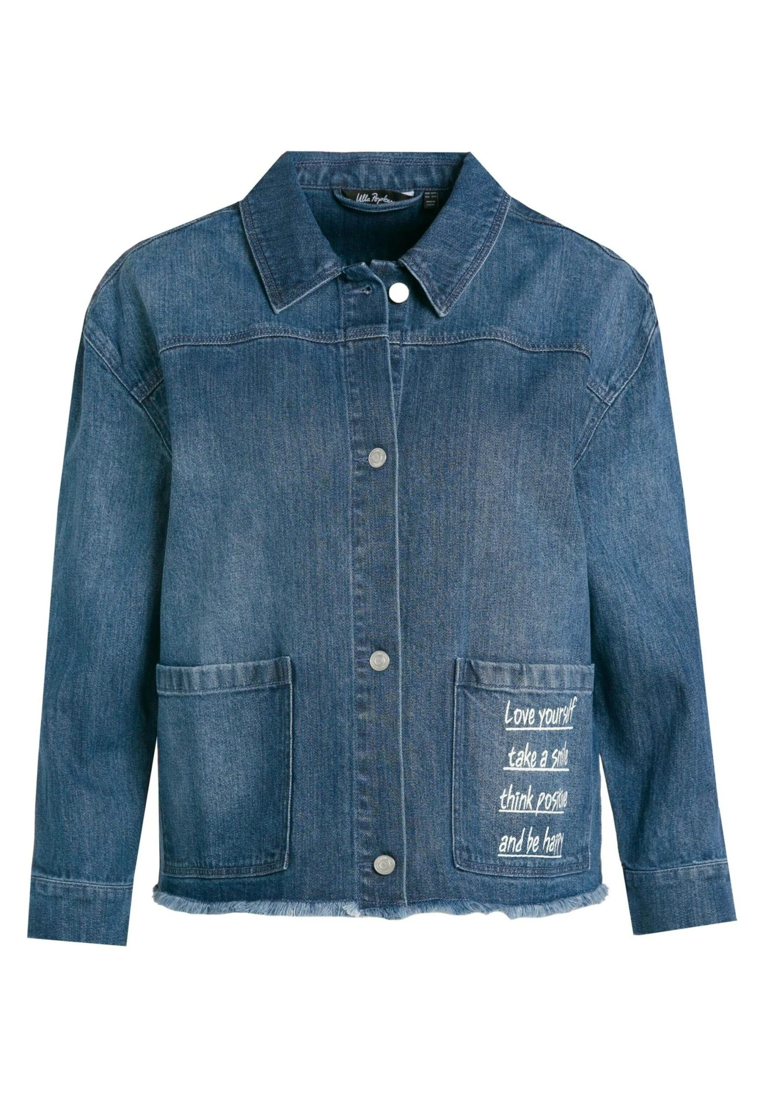 Ulla Popken Spijkerjas - Bluedenim 4 Ulla Popken Spijkerjas - Bluedenim - Afbeelding 4