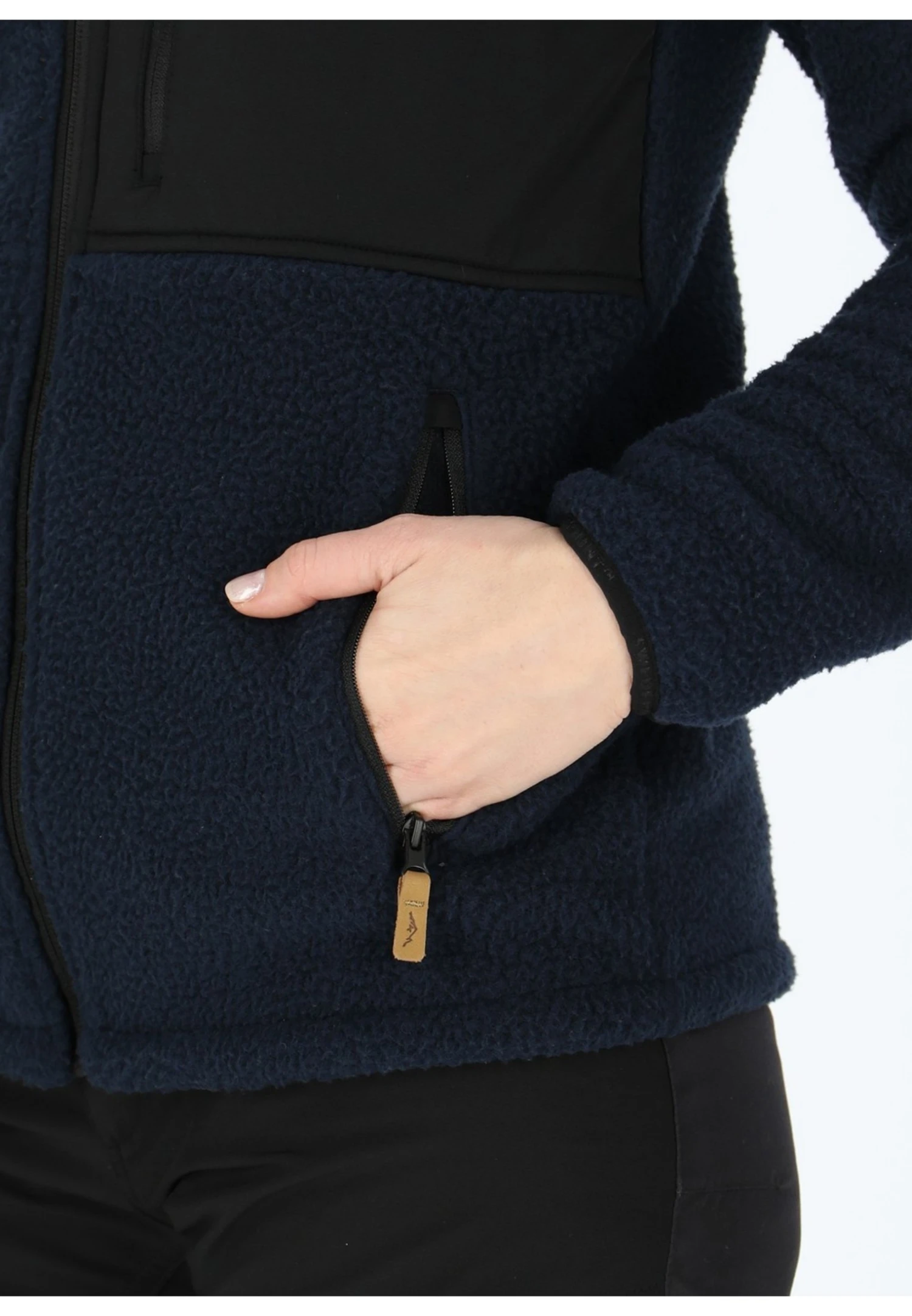 Nordkap Pile - Fleecejas - Navy Black 5 Nordkap Pile - Fleecejas - Navy Black - Afbeelding 5