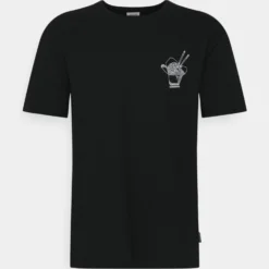 YOURTURN Graphic T-Shirt Unisex - T-Shirt Print - Black