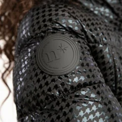 Mil Puffer - Winterjas - Shiny Houndstooth -Aanbiedingen Mode Toon Winkel bf1fd9b1fc66401197084f175bd80b81