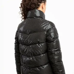 Mil Puffer - Winterjas - Shiny Houndstooth -Aanbiedingen Mode Toon Winkel cfa75dd063864e1d9401aa29640282a3