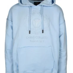 CARLO COLUCCI Unisex - Hoodie - Blue