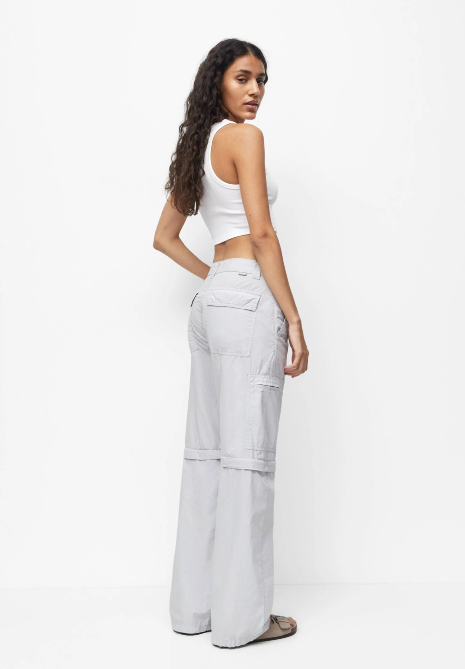 PULL & BEAR With Removable Legs - Broek - Light Grey 3 PULL & BEAR With Removable Legs - Broek - Light Grey - Afbeelding 3