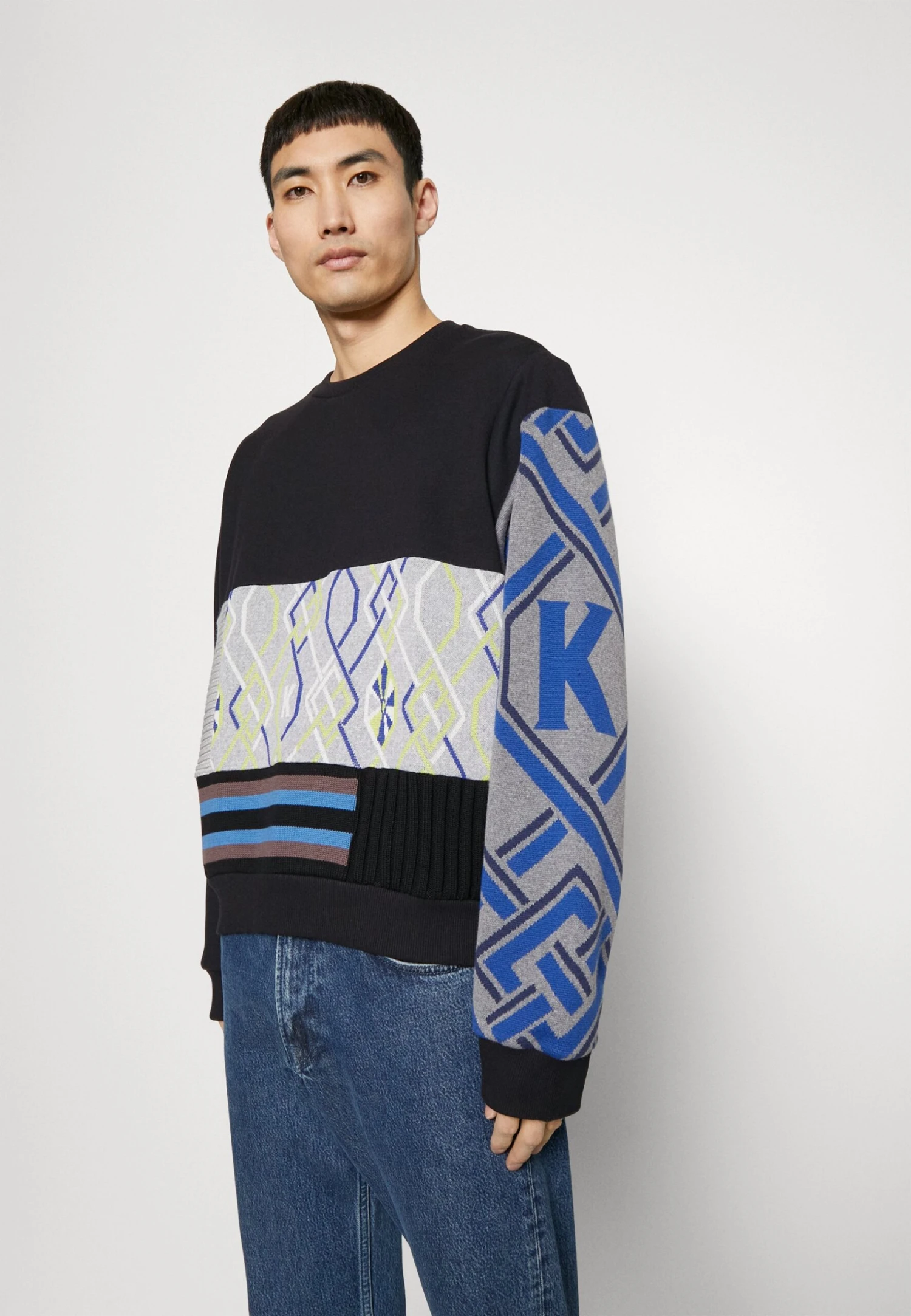 KOCHÉ Unisex - Sweater - Blue 4 KOCHÉ Unisex - Sweater - Blue - Afbeelding 4