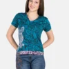 Koroshi T-Shirt Print - Azul