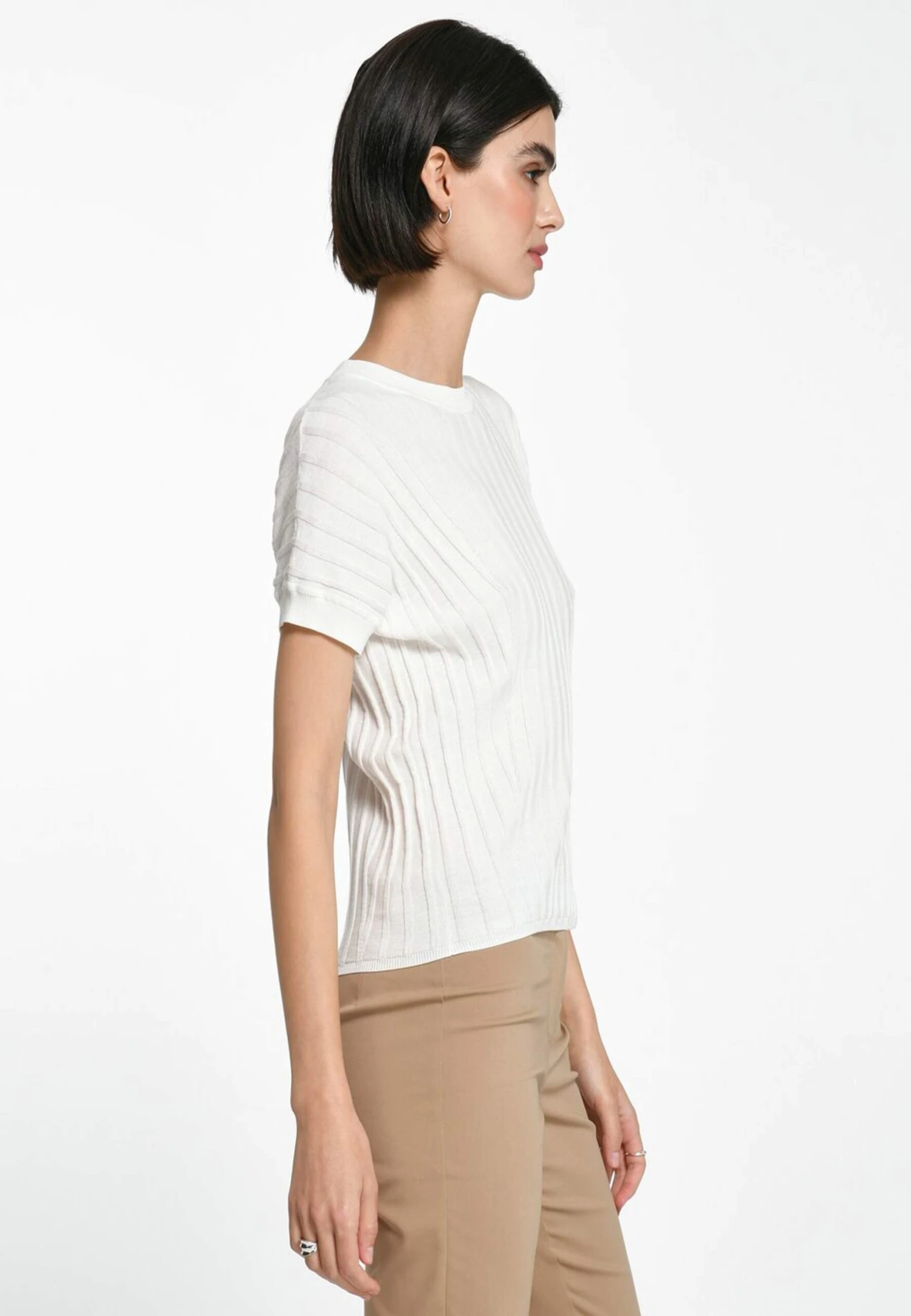 T-Shirt Basic - Ecru 4 T-Shirt Basic - Ecru - Afbeelding 4