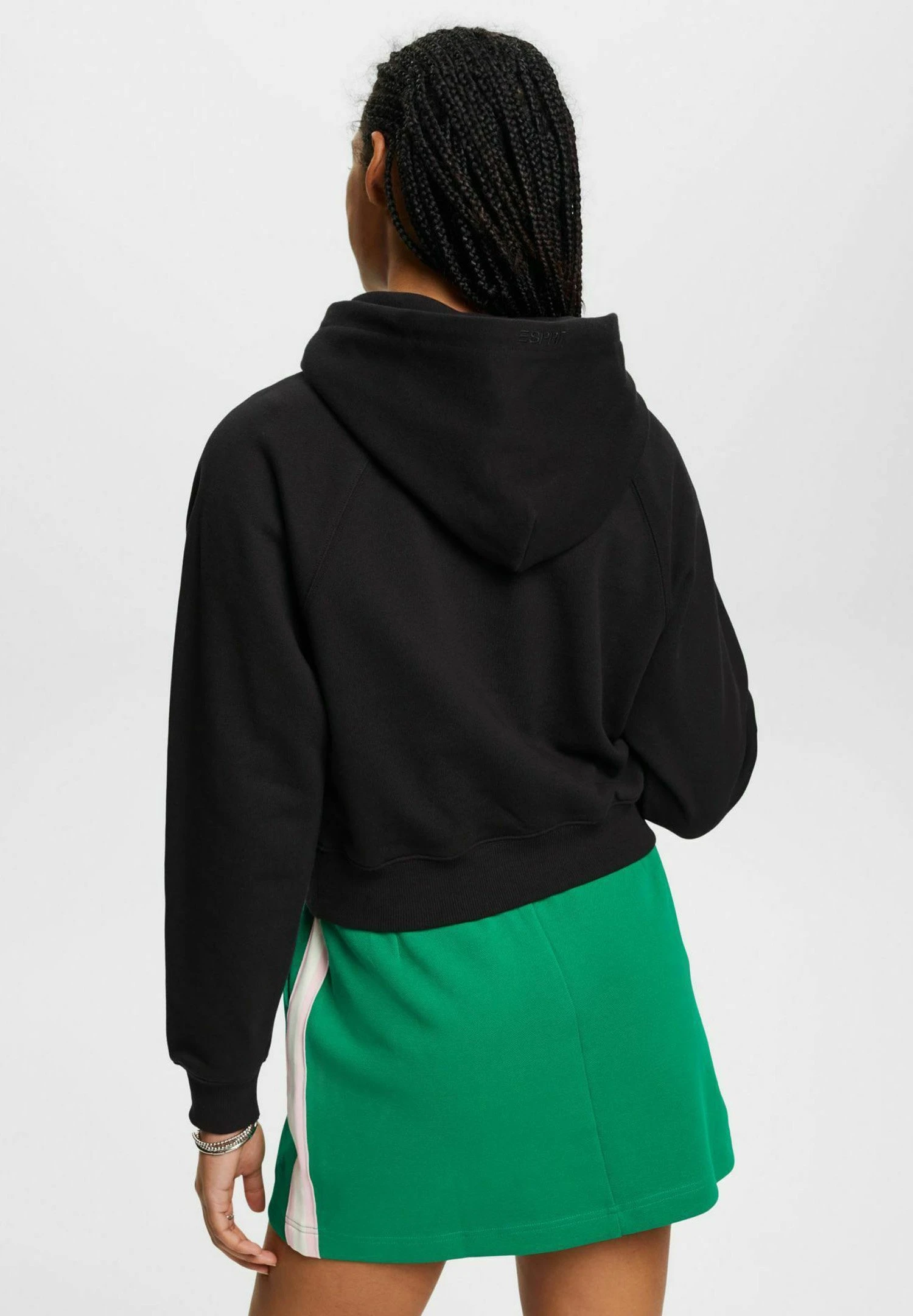 ESPRIT Mit Geometrischem Love-Print - Hoodie - Black 3 ESPRIT Mit Geometrischem Love-Print - Hoodie - Black - Afbeelding 3