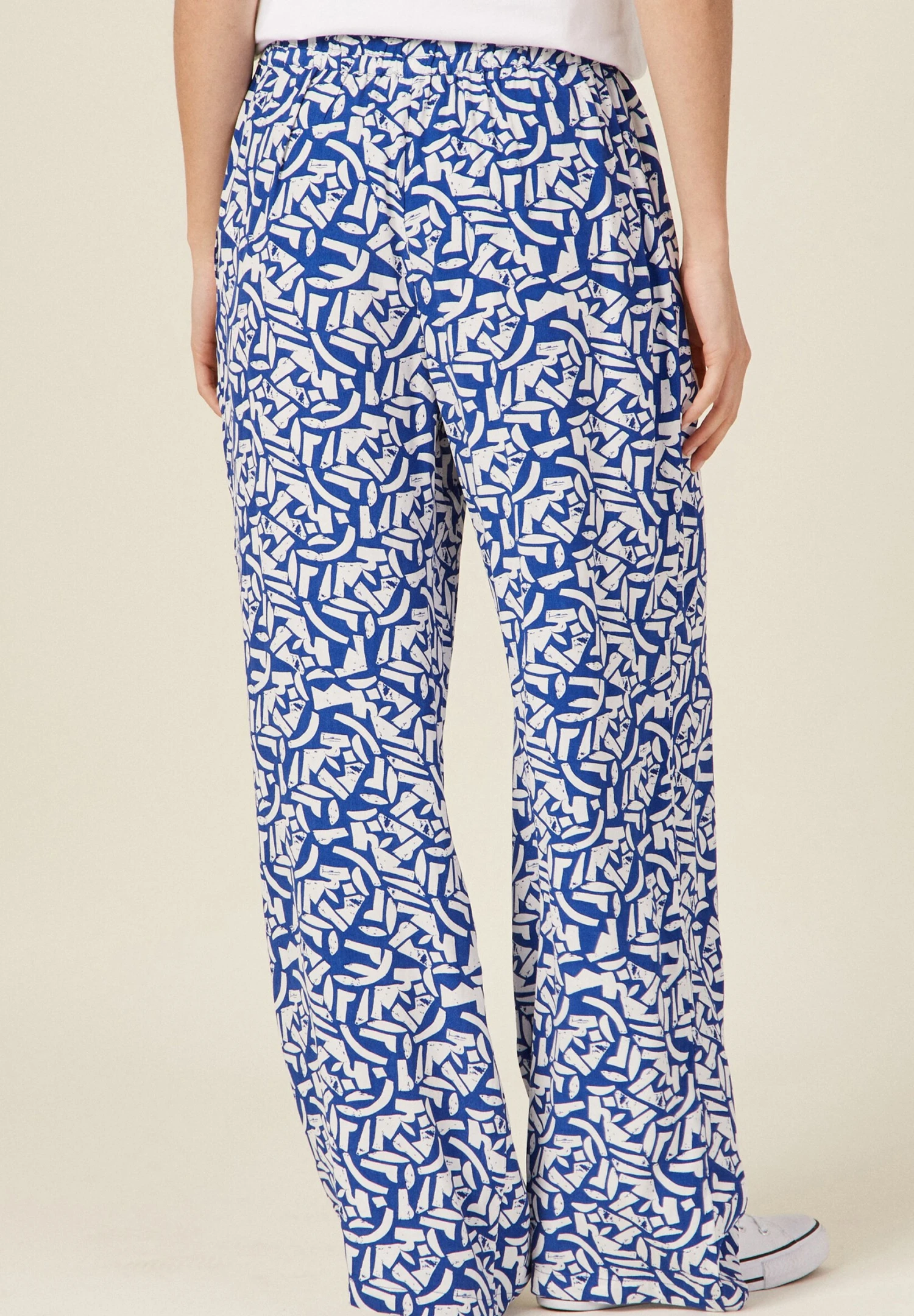 Weite Fliessende - Broek - Bleu 3 Weite Fliessende - Broek - Bleu - Afbeelding 3