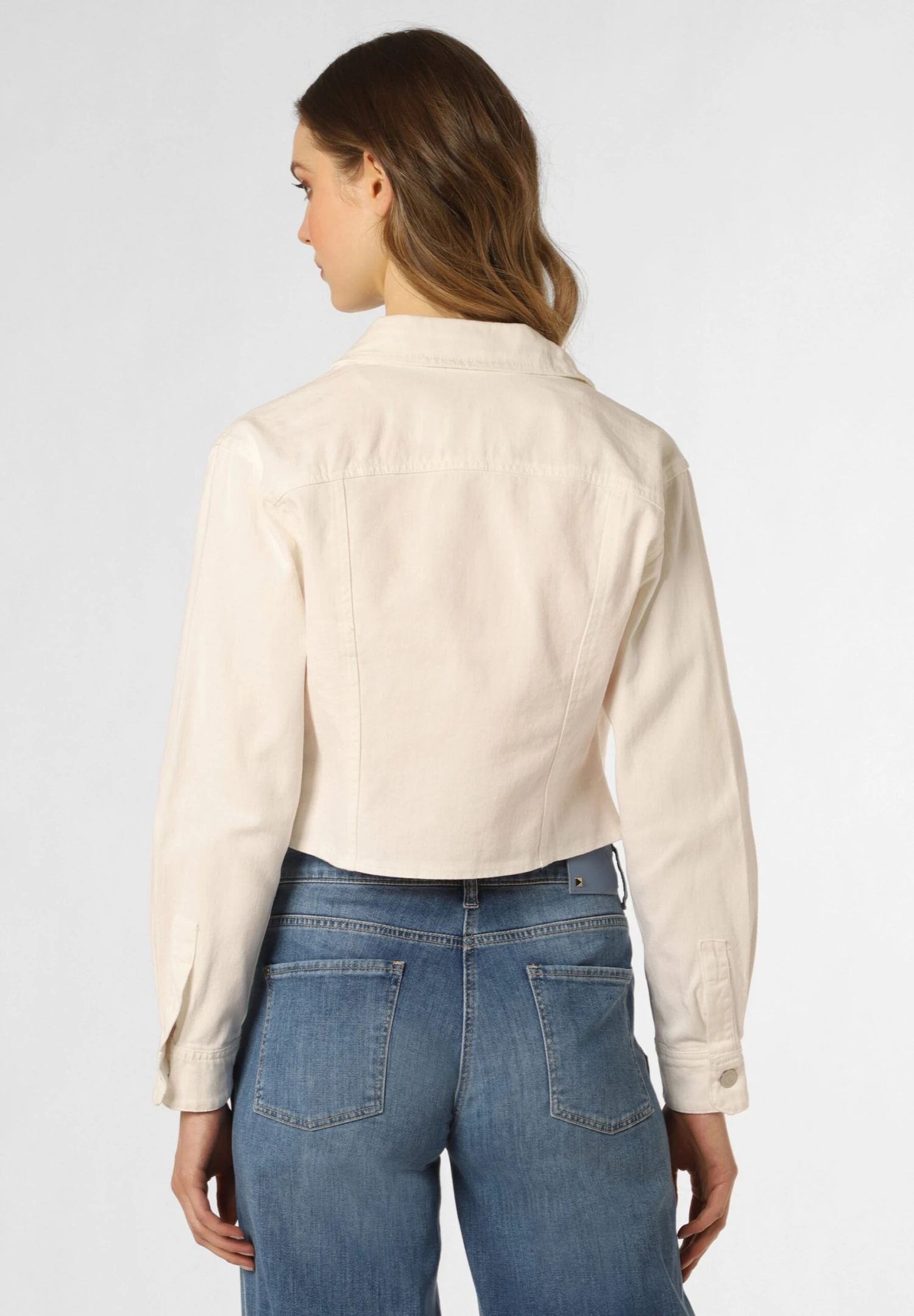 Marie Lund Spijkerjas - Ecru 2 Marie Lund Spijkerjas - Ecru - Afbeelding 2