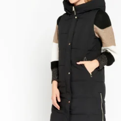 LOLALIZA Long- Bodywarmer - Black
