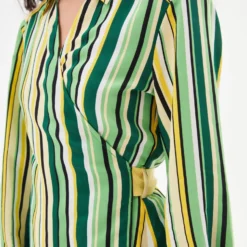 Long Sleeve Patterned- Blouse - Striped Green -Aanbiedingen Mode Toon Winkel eac4dc53a13846f582a1714877d4f468 scaled