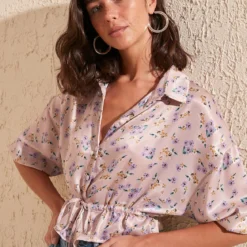 Nieuwe uitgaven 23 Trendyol Twoss - Overhemdblouse - Pink