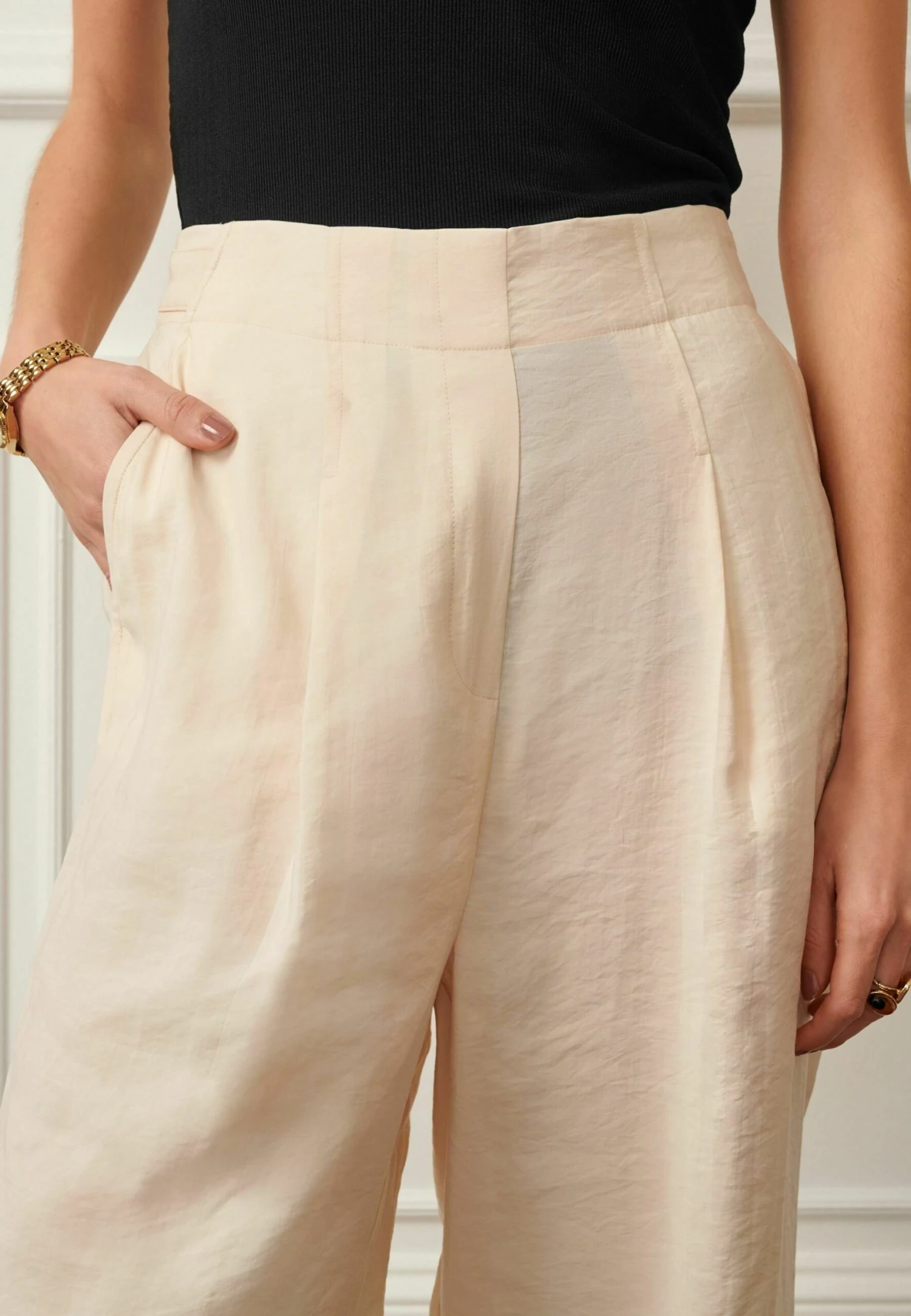 Next Wide Standard - Broek - Ecru White 4 Next Wide Standard - Broek - Ecru White - Afbeelding 4