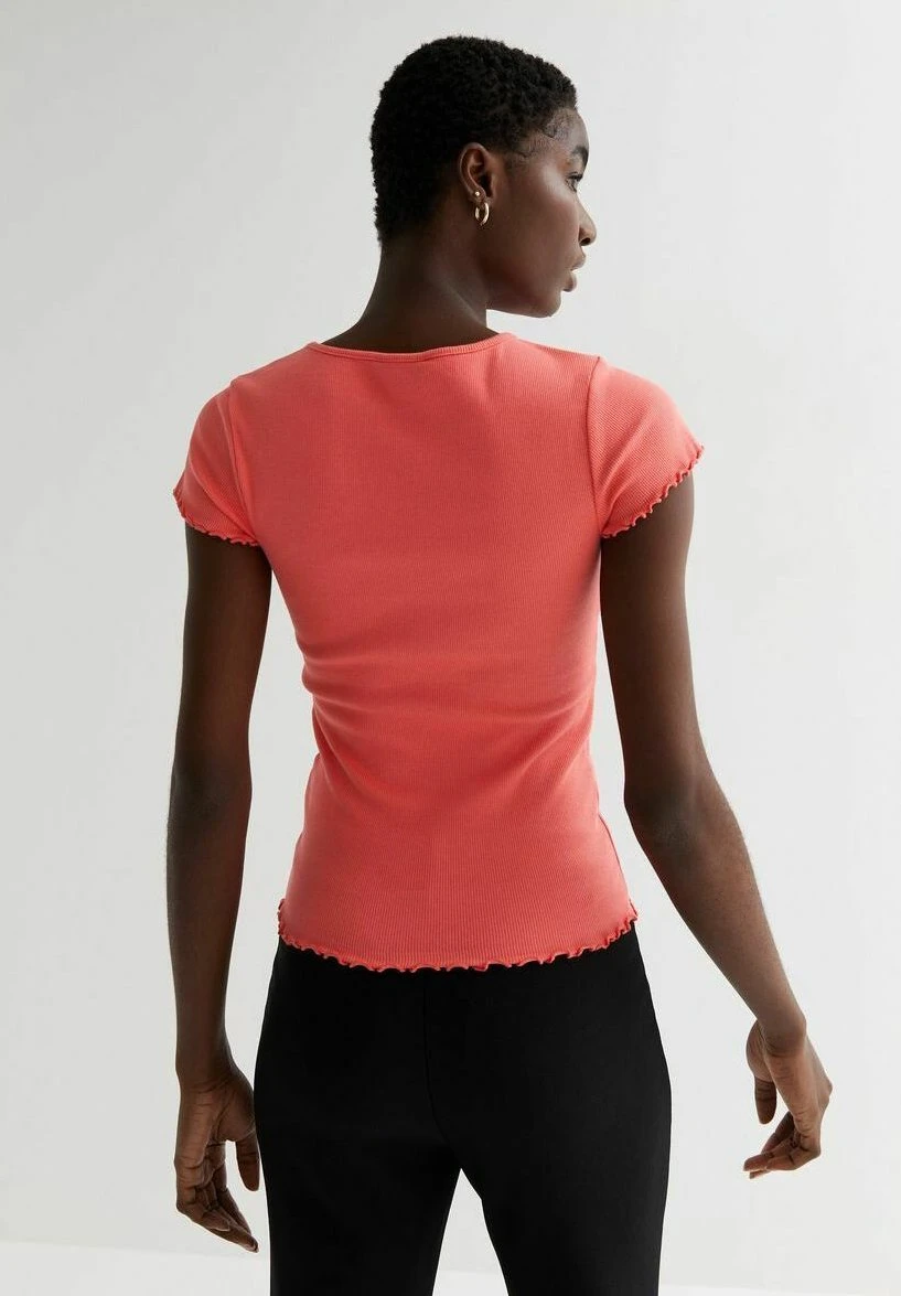 New Look 3 Pack Ribbed Frill- T-Shirt Basic - Orange 2 New Look 3 Pack Ribbed Frill- T-Shirt Basic - Orange - Afbeelding 2