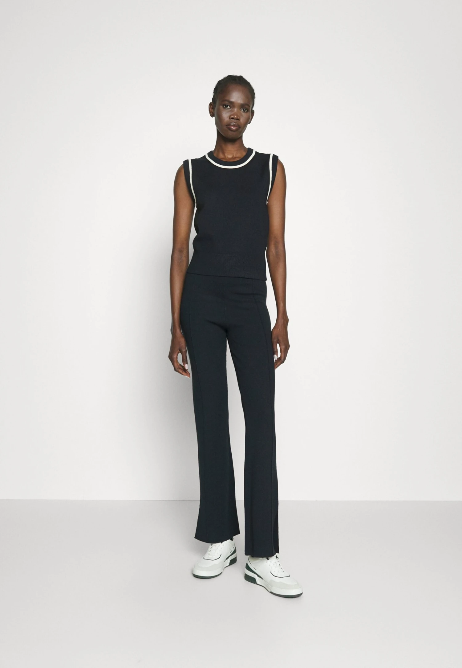 CLAUDIE PIERLOT Broek - Marine 2 CLAUDIE PIERLOT Broek - Marine - Afbeelding 2