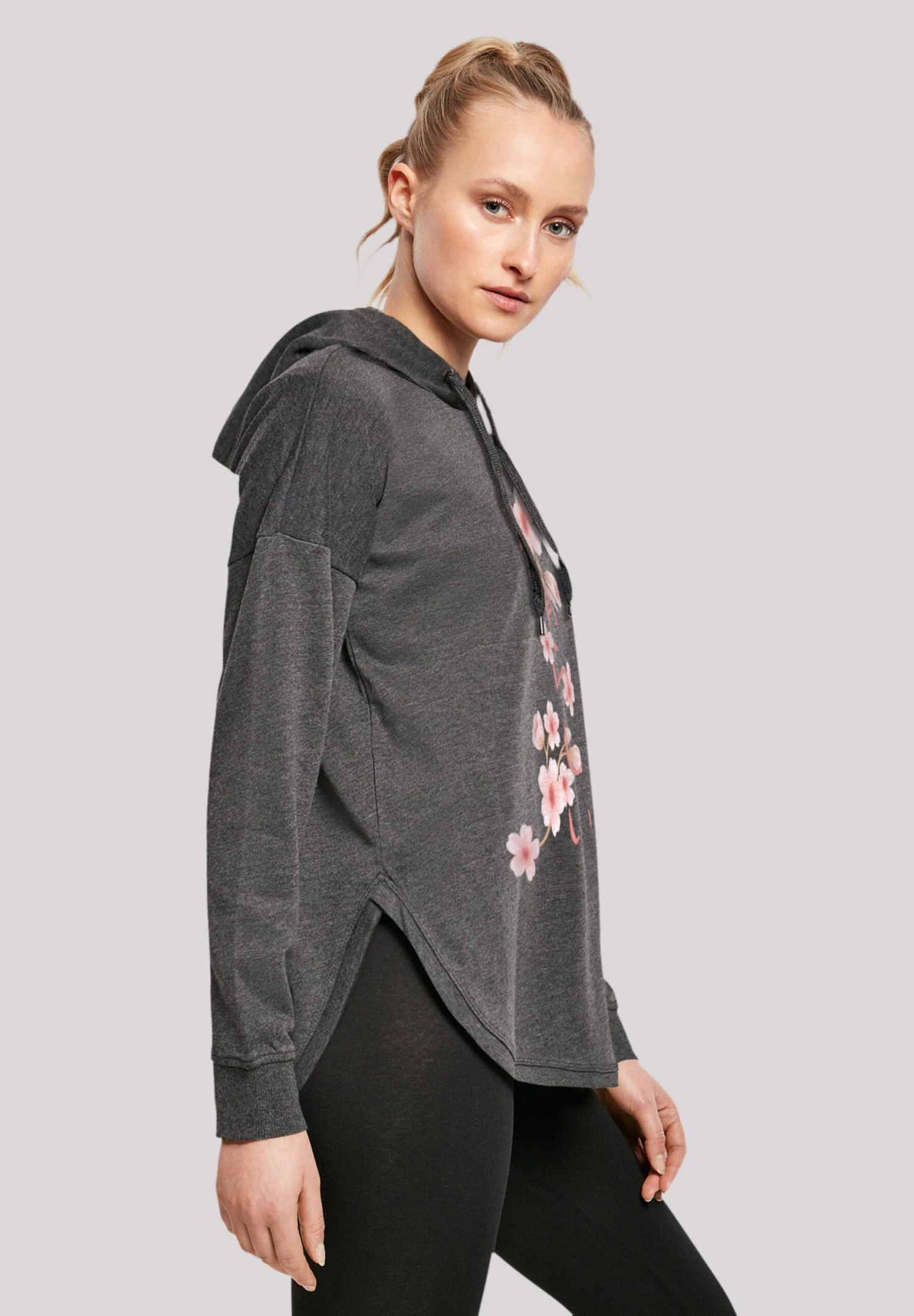 F4NT4STIC Kirschblüten Asien - Hoodie - Charcoal 4 F4NT4STIC Kirschblüten Asien - Hoodie - Charcoal - Afbeelding 4
