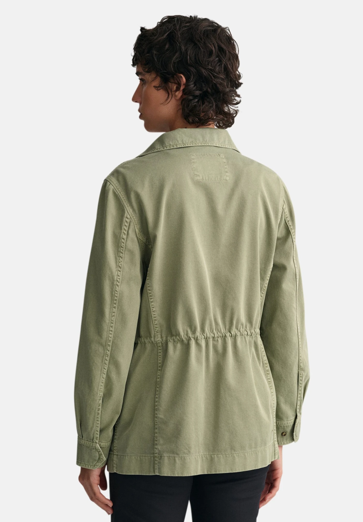 Gant Garment Dyed Field- Lichte Jas - Oil Green 2 Gant Garment Dyed Field- Lichte Jas - Oil Green - Afbeelding 2