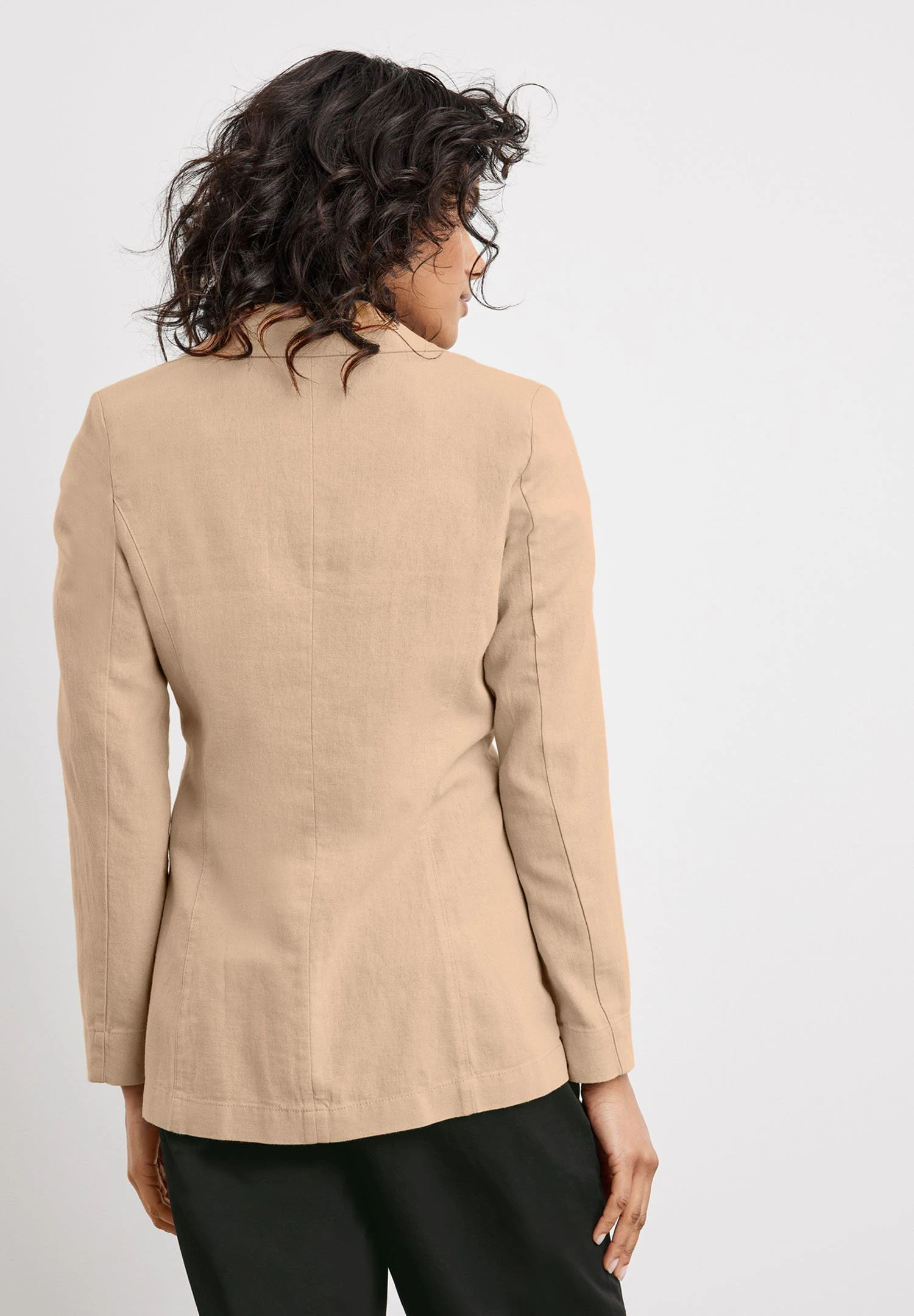 Taifun Langarm- Halflange Jas - Roasted Hazel 2 Taifun Langarm- Halflange Jas - Roasted Hazel - Afbeelding 2